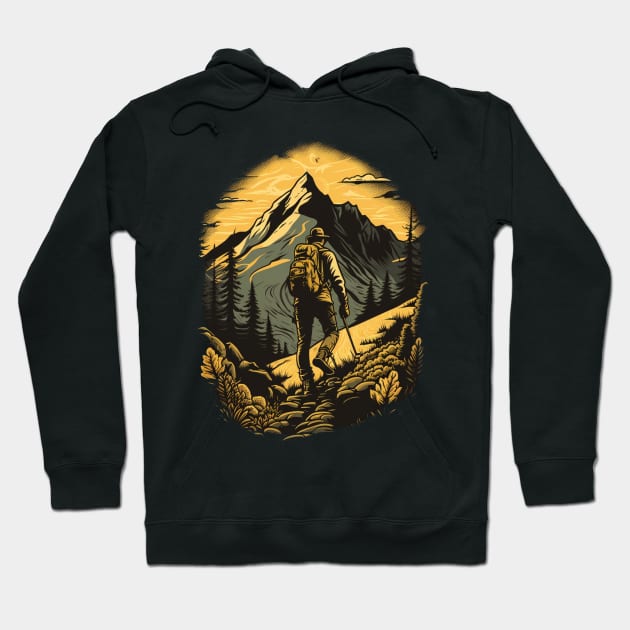 T-shirt for people who love the mountains Hoodie by Crazy.Prints.Store